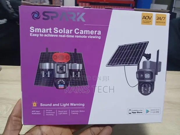 3-Lens WiFi Solar PTZ Camera (No SIM) - 1