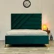Brand New Upholstered Bed Frame - Deep Teal - 2