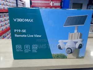 V380 Max 3-Lens 4G PTZ Solar Camera with Human Tracking