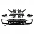 Mercedes-Benz C300 Rear Bumper Diffuser with LED - 1
