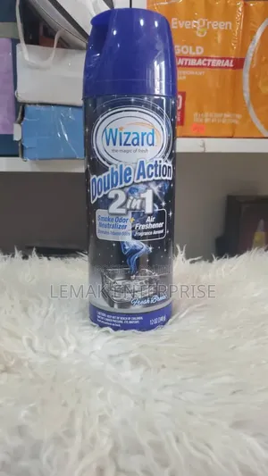 Wizard Double Action Smoke Odor Neutralizer Air Freshener Spray - 12 oz