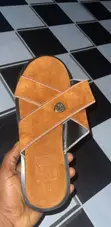 Quality Leather Crossed Slippers - 2