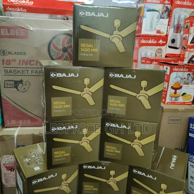 Clearance: Bajaj 1400mm Ivory Ceiling Fan - 1