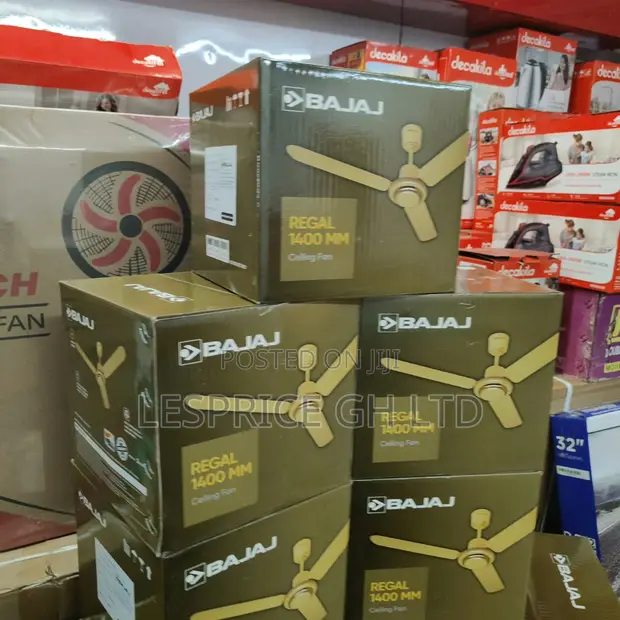Brand New Bajaj 1400mm Ivory Ceiling Fan - Wednesday Special - 1
