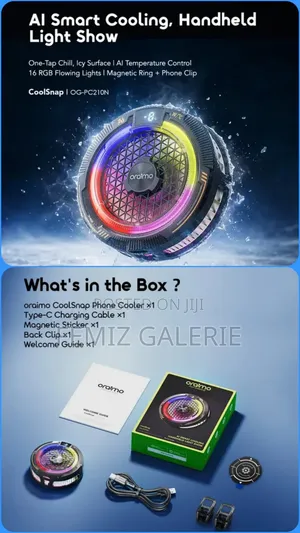 Oraimo CoolSnap Magnetic Phone Cooler - AI Temp Control