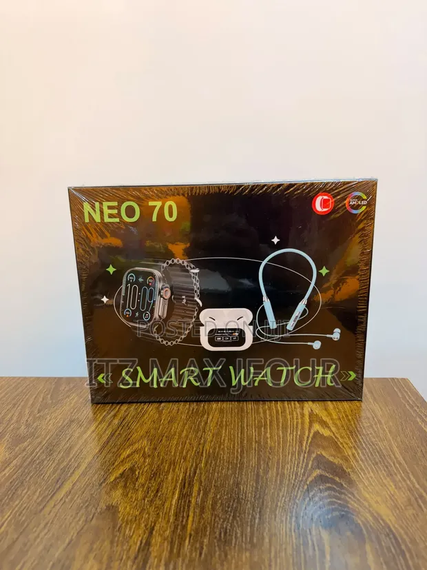 NEO 70 Smart Watch Combo with Earbuds & Neckband - 1