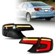 Toyota Camry 2012-2014 LED Black Tail Lights Set - 1