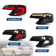 Toyota Camry 2012-2014 LED Black Tail Lights Set - 3