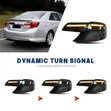 Toyota Camry 2012-2014 LED Black Tail Lights Set - 4