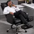 Elegant Executive Padded Office Chair with Recliner - 2
