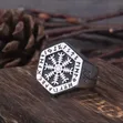 Viking Compass Runic Ring - Stainless Steel - 4