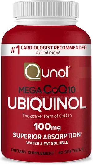 Mega CoQ10 Ubiquinol 100 Mg - Heart & Blood Pressure Support