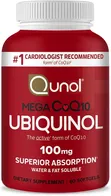Mega CoQ10 Ubiquinol 100 Mg - Heart & Blood Pressure Support - 1