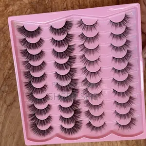 100 Pure False Eyelashes - 20 Pairs