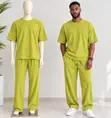 Men's 2-Piece Casual Lounge Set - Light Blue - 4