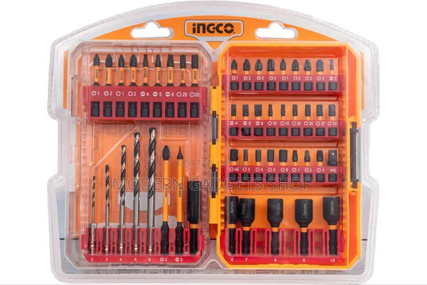 INGCO Professional 42pcs Drill Bit & Screwdriver Bit Set - 1