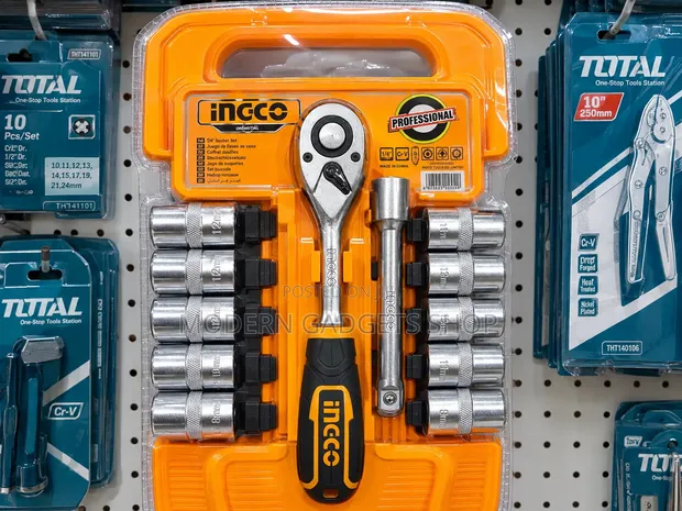 INGCO Professional Ratchet Socket Set - 1