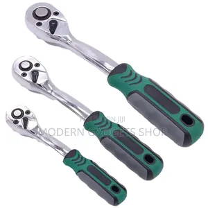 3-Piece Ratchet Handle Set - Mechanics Workshop Tools
