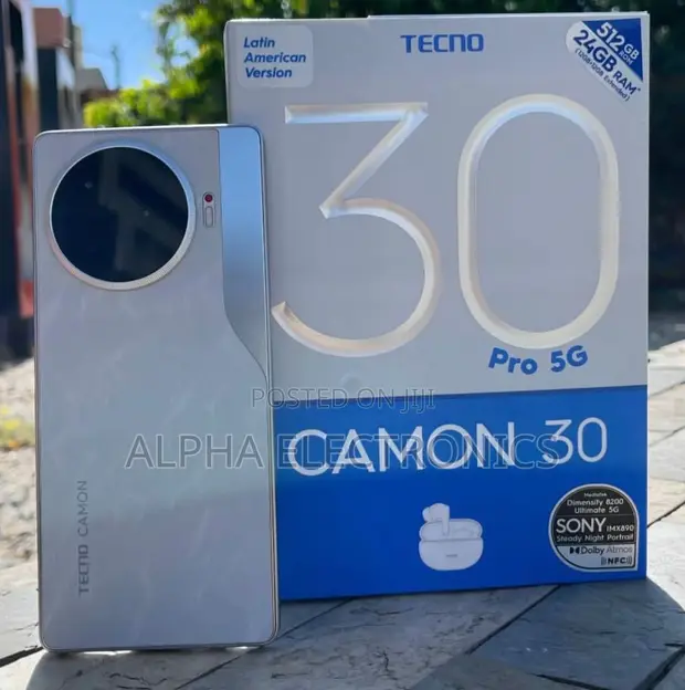 New Tecno Camon 30 Pro 5G 512GB White - 1