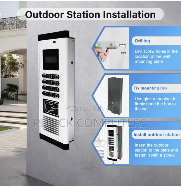 Generic Digital AUX-D52 Multi-Apartment Audio Intercom Outdoor Station - 1