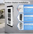 Generic Digital AUX-D52 Multi-Apartment Audio Intercom Outdoor Station - 1
