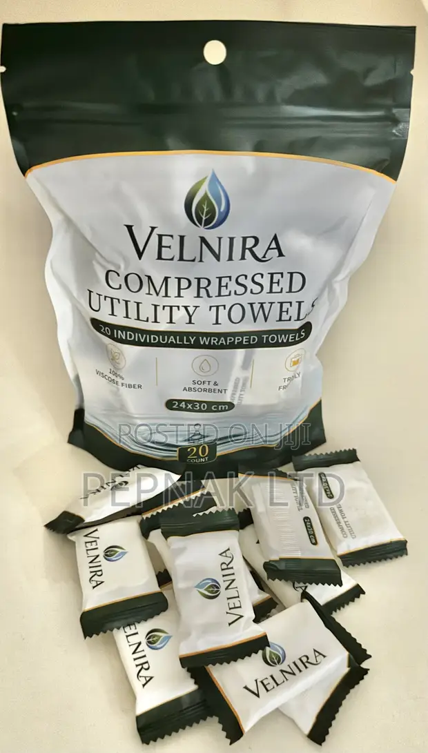 VELNIRA Premium Extra Thick Compressed Towels (20pcs) - 1