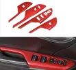 Honda Civic 2016-2020 Red Armrest Cover - 5