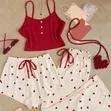 3 PCs Women's Luxury Lounge Wear/Pajamas Set - 2