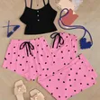 3 PCs Women's Luxury Lounge Wear/Pajamas Set - 4