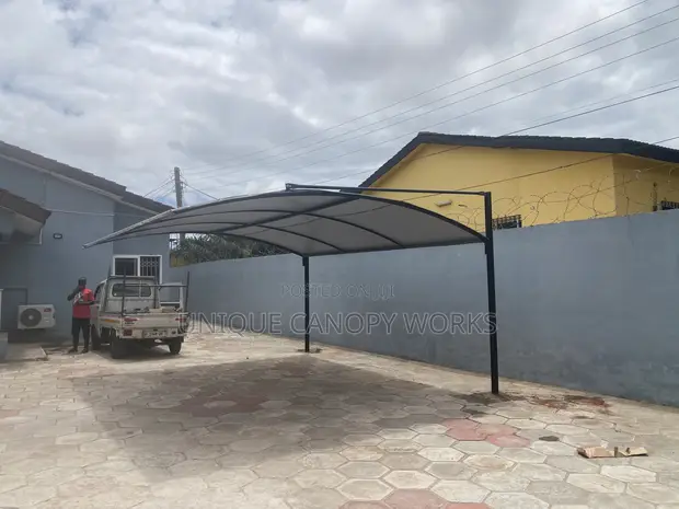Ash Colour Carport Canopy - 1