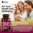 New Life Sage Leaf & Red Clover Tablets for Menopause - 120 Tablets - 3