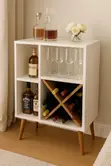 Standing Wine Cabinet - Laminate Finish - 1