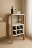 Standing Wine Cabinet - Laminate Finish - 2