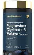 Magnesium Glycinate and Malate Complex with Vitamin D3 | 120 Capsules - 1