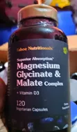 Magnesium Glycinate and Malate Complex with Vitamin D3 | 120 Capsules - 3