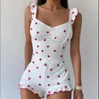 Cherry 2-Piece Lounge Set - Top & Shorts - 5