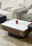 Luxury Imported Coffee Table Set - Solid & Elegant - 3