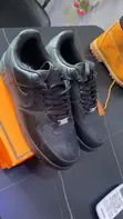 Nike Air Force Shoes - Black - 1