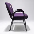 Indoor Church Auditorium Fabric Chair - 2