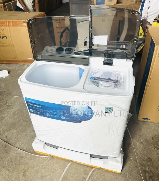 Brand New Midea 12KG Twin Tub Washing Machine - 1