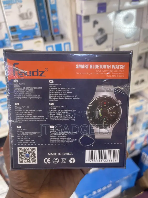 Fsudz FWT-14 Smart Bluetooth Watch with SIM Support - 1