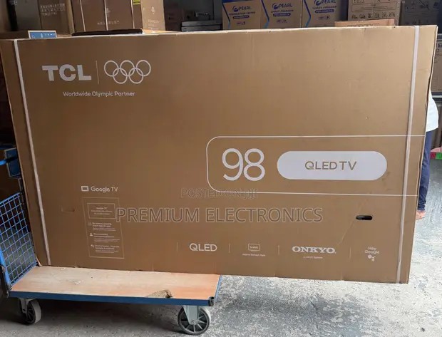 TCL 98-Inch 98P8K 144Hz UHD QLED Smart Google TV - 1
