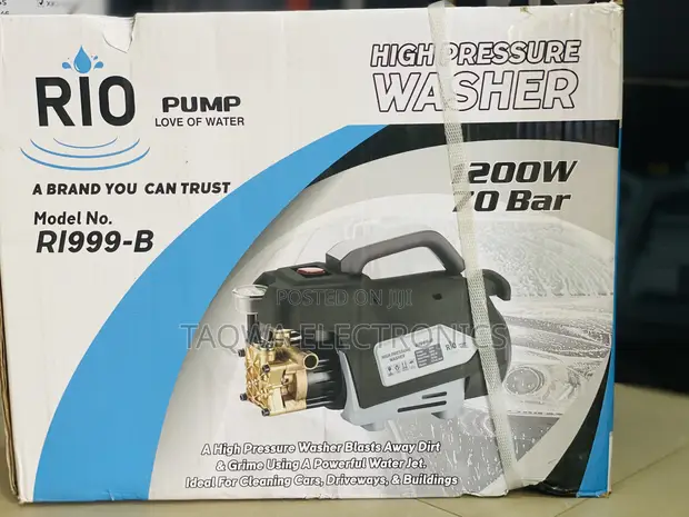 Rio Electric High Pressure Water Pump 1.61 HP - 1