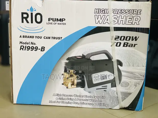 Rio RI999-B High Pressure Car Washer Pump - 1.61 HP - 1
