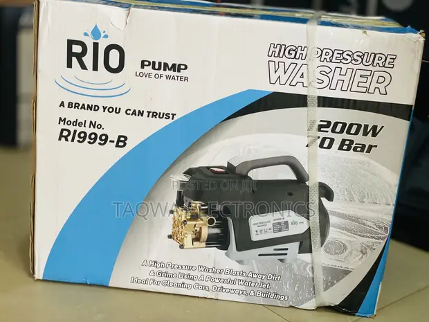 Rio Electric Water Jet Pump 1200W / 70 Bar - Brand New - 1