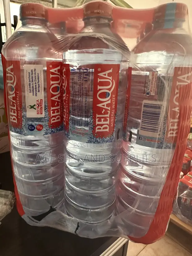 Bel-Aqua 1L Bottled Water (Pack of 12) - 1