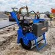 290KG Walk Behind Single Drum Roller Compactor, 6.5HP - 2
