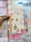 5-Piece Women's Gold Jewelry & Watch Set - 5