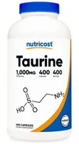 Nutricost Taurine 1000mg, 400 Capsules - 1