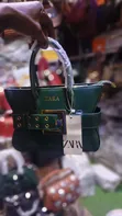 Zara Handbag - Classic Green Leather - 2